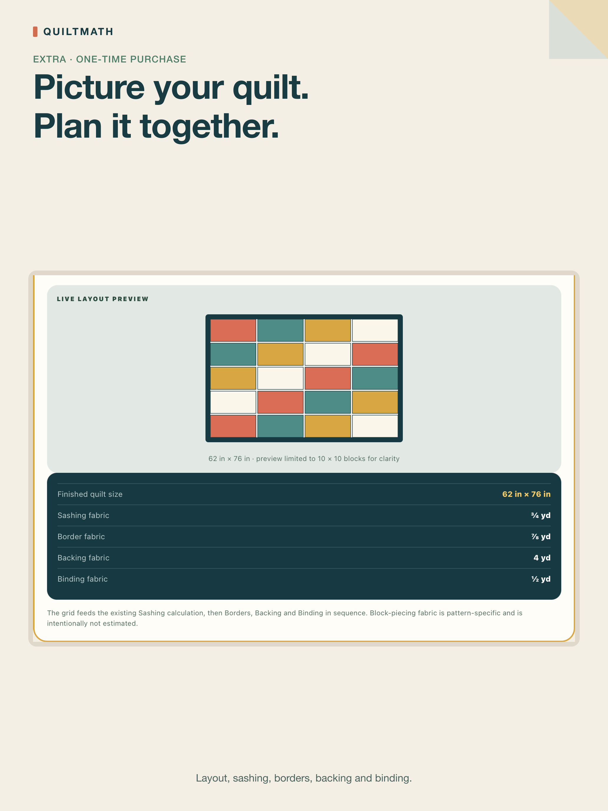 Quiltmath on iPad