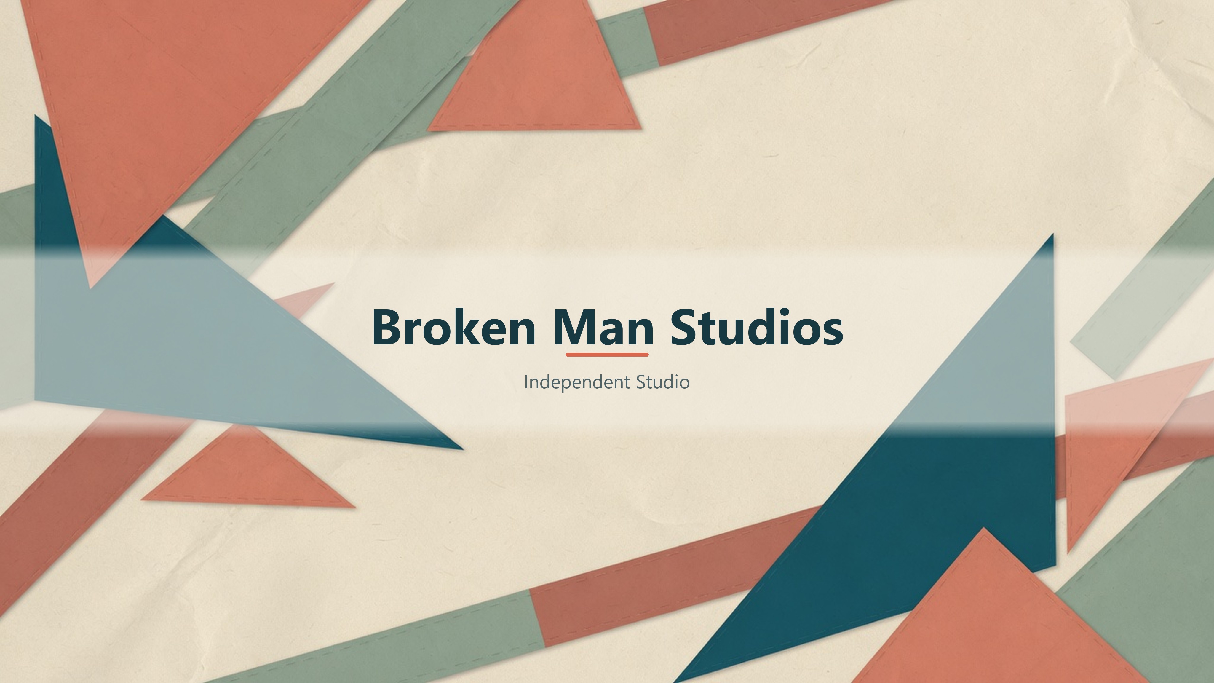 Broken Man Studios independent studio cover artwork
